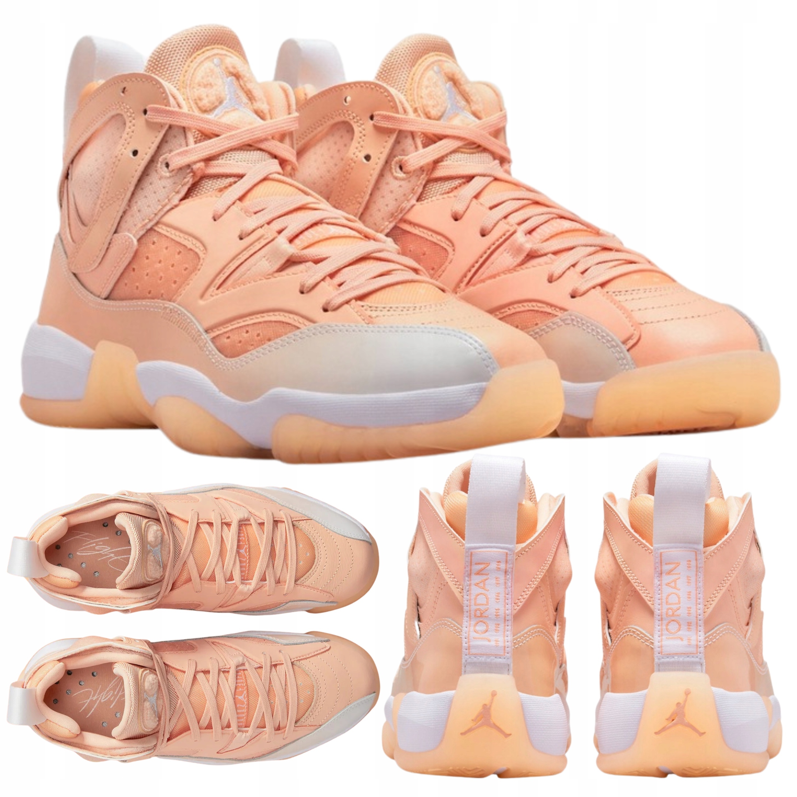 Boty Tenisky Dámské Pohodlné Vysoké Kůže Nike Jumpman Two Trey Vel. 37,5