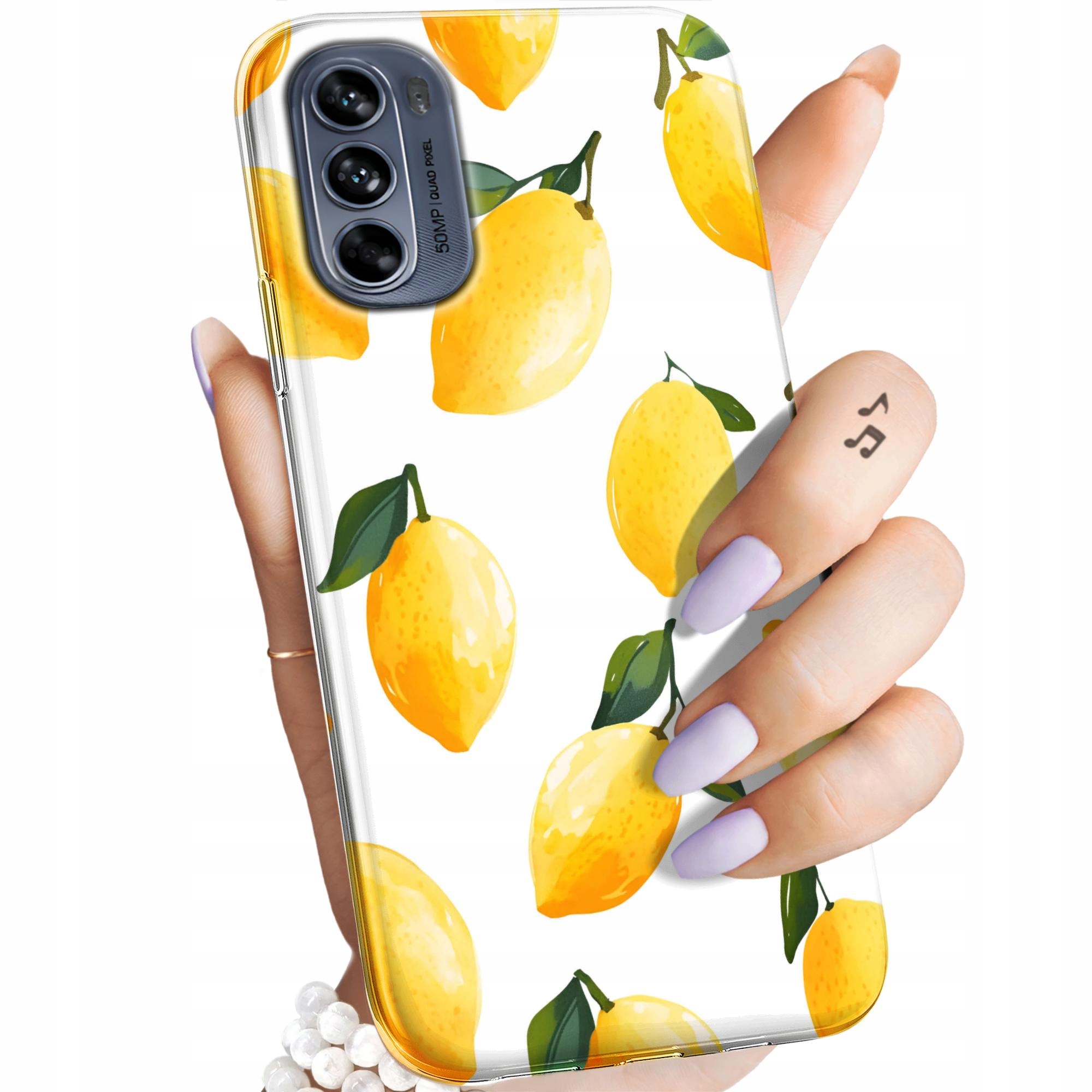 Etui Do Motorola Moto G62 5G Cytryny Cytrynki Smak Lata Cytrusy Lemon