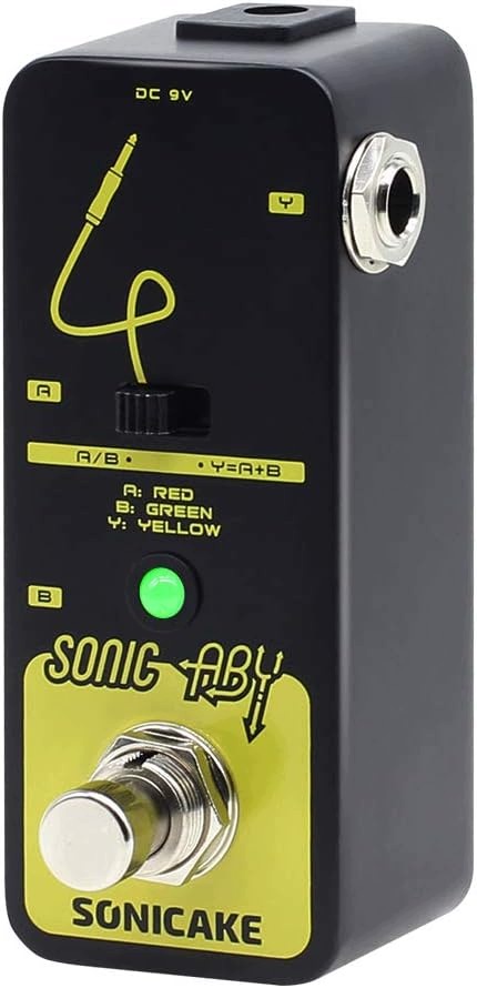 Sonicake Sonic Aby Przełącznik Sygnału True Bypass A/b/y Efekt Gitarowy