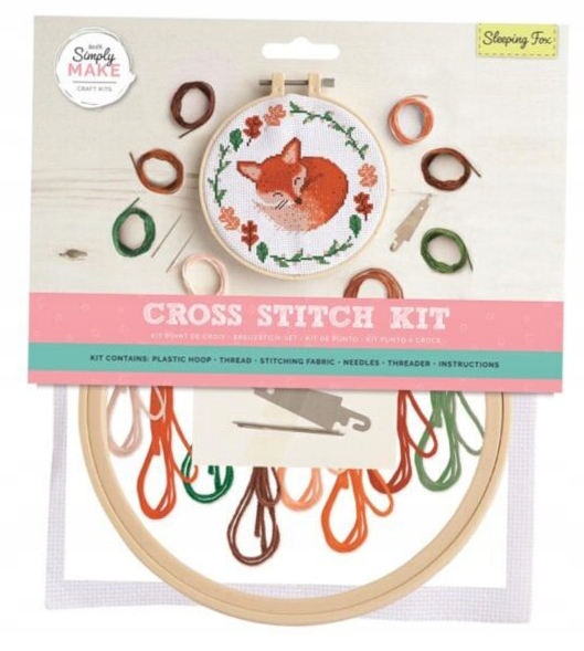 Набор для вышивки крестиком Спящая лисица