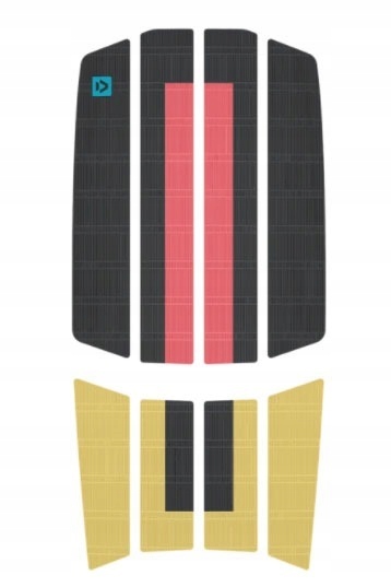 Přední pad Duotone Traction Pad Team Front Dark-Grey/Vanilla