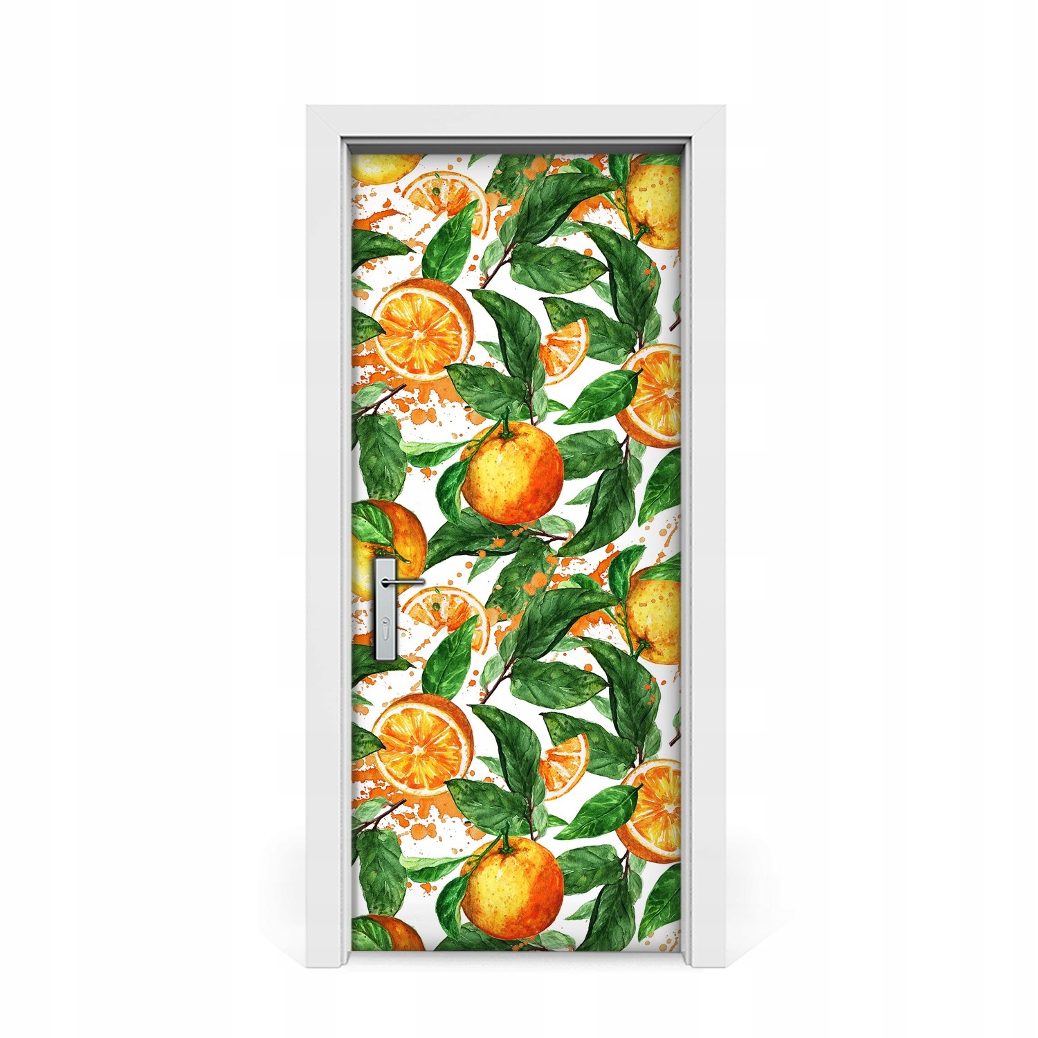 

Naklejka na drzwi okleina Pomarańcze 85x205