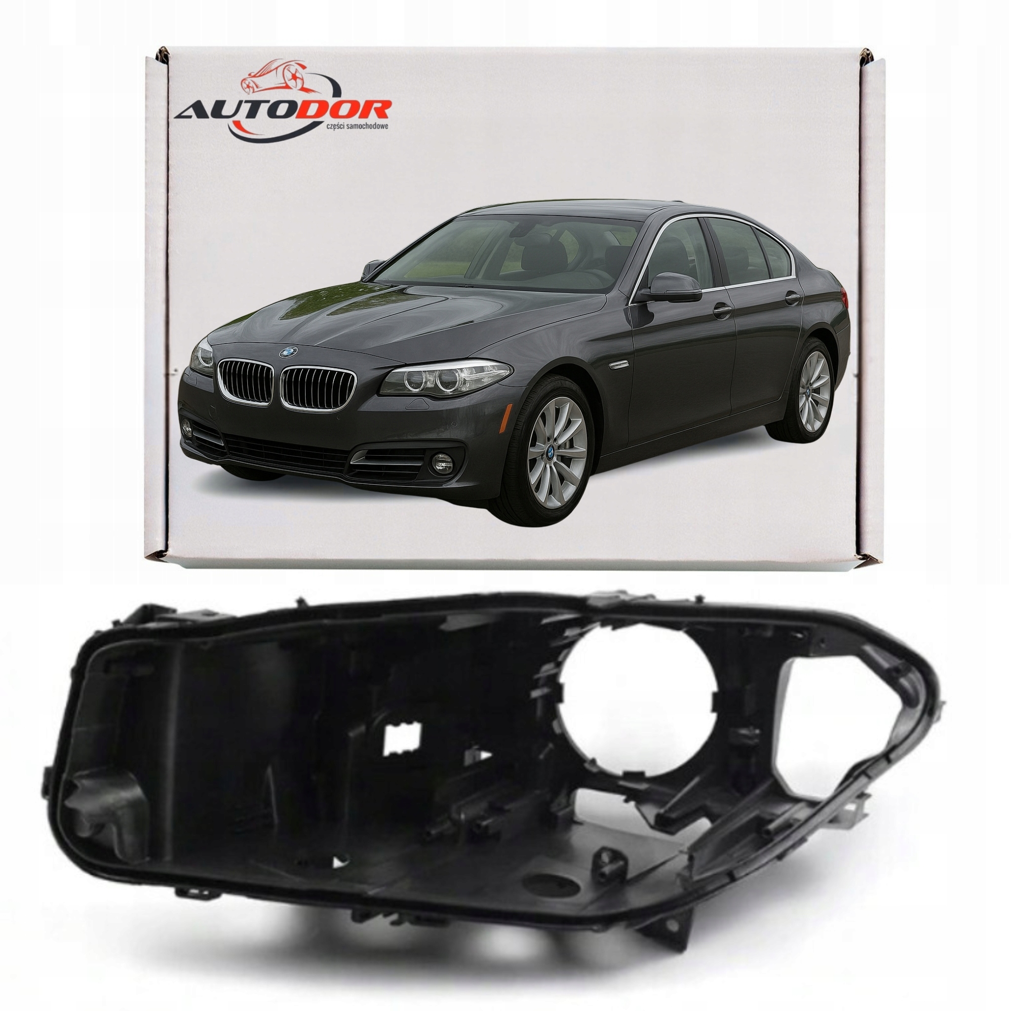 Bmw 5 F10 F11 2009-2014 Před Liftem Kryt Světlometu Plechovka Lampy Levá