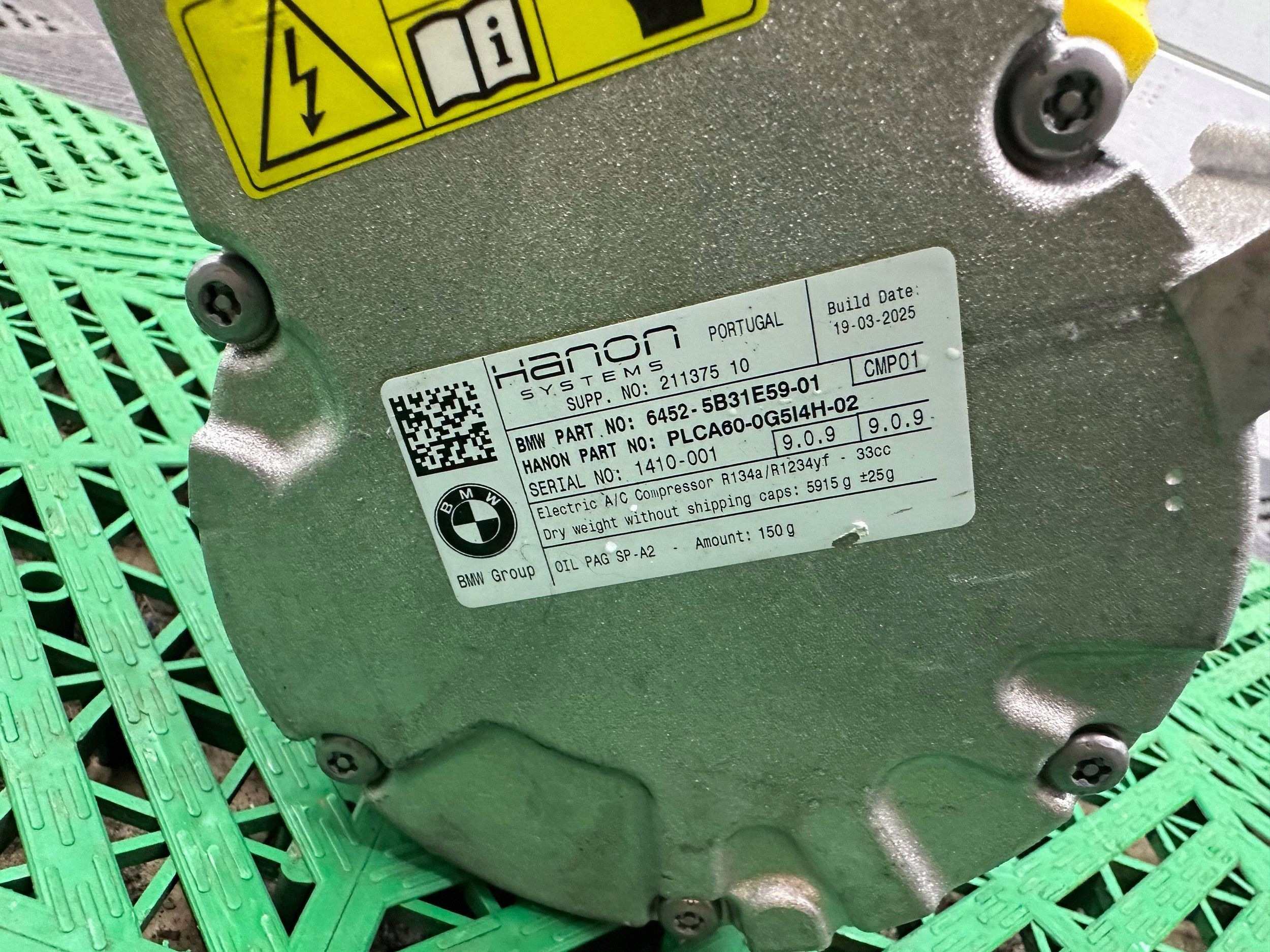 Klimakompressor klimaanlage BMW i4 G26 5B31E59