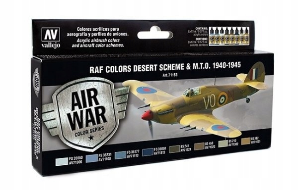 Vallejo 71163 Stavebnice Model Air War Wwii Raf Desert
