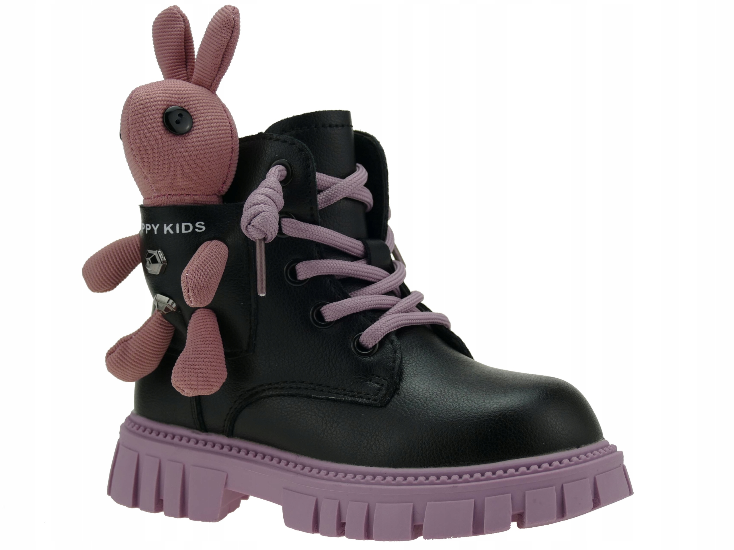 DZIEWCZĘCE BUTY ZIMOWE, DZIECIĘCE ŚNIEGOWCE, KOZAKI NA SUWAK R. 26 Marka Apawwa