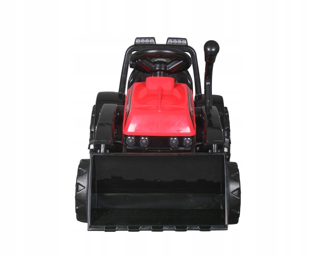 Traktor na Akumulator ZP1001B Klakson Czerwony Kolor Czerwony
