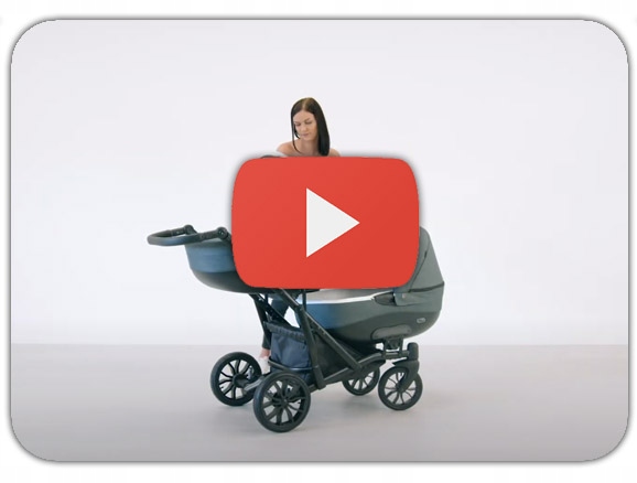 Wózek dziecięcy bliźniaczy BOOSTER 2w1 Kunert Składanie na płasko