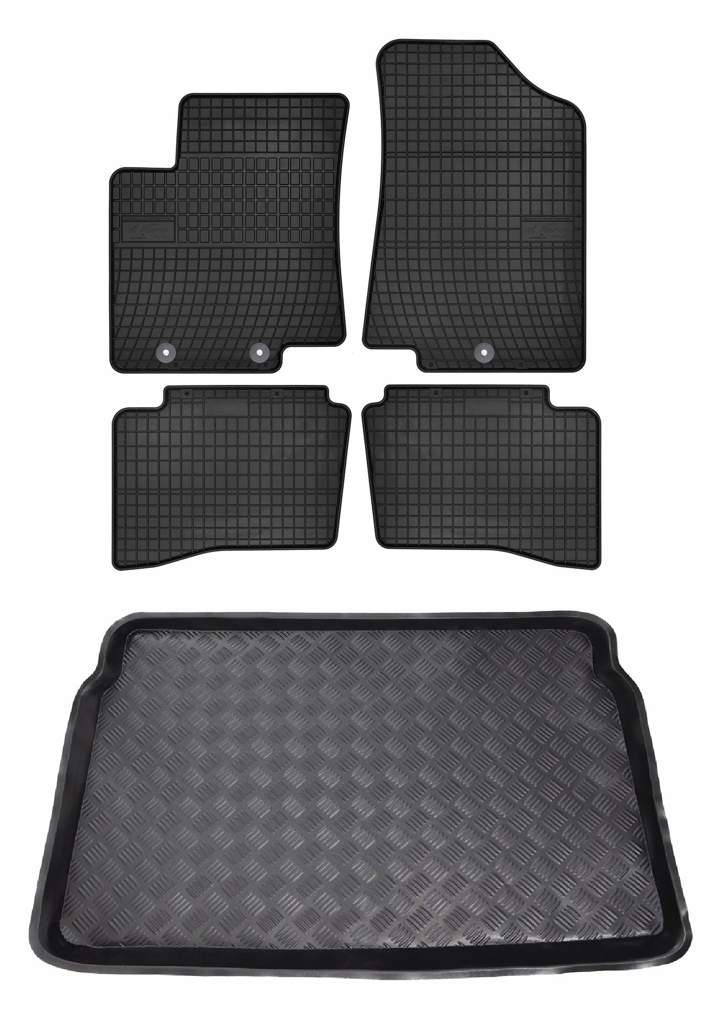 Koberce nosič pro: Kia Rio III Ub Hb 2011-