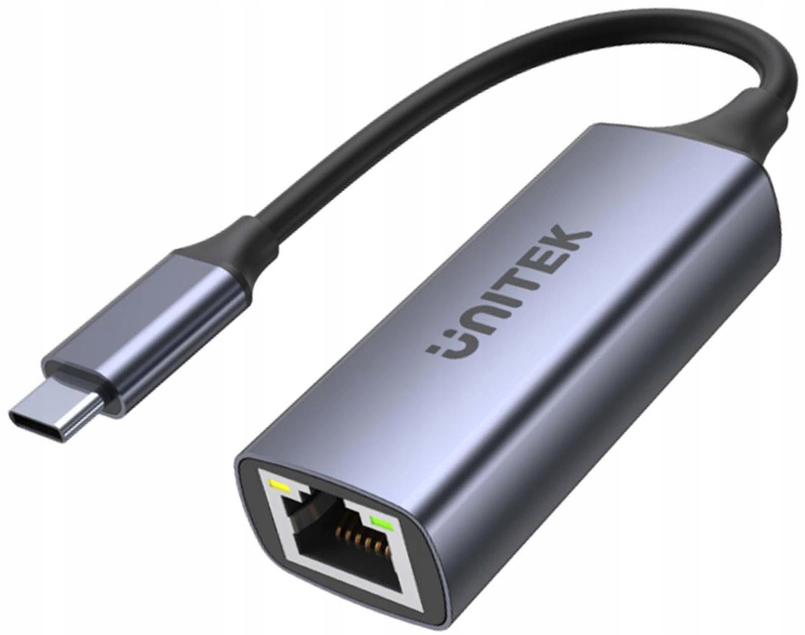Unitek Usb-c na RJ45 adaptér, 1Gbps Lan, Pd 100W, U1323A Ethernet