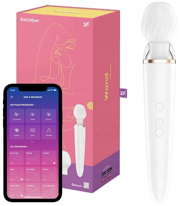 

Masażer Stymulujący Łechtaczkę Double Wand Sf App