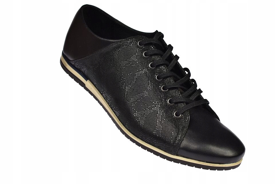 Pánské kožené sportovní polobotky pro každodenní nošení Polské M107 vel. 42