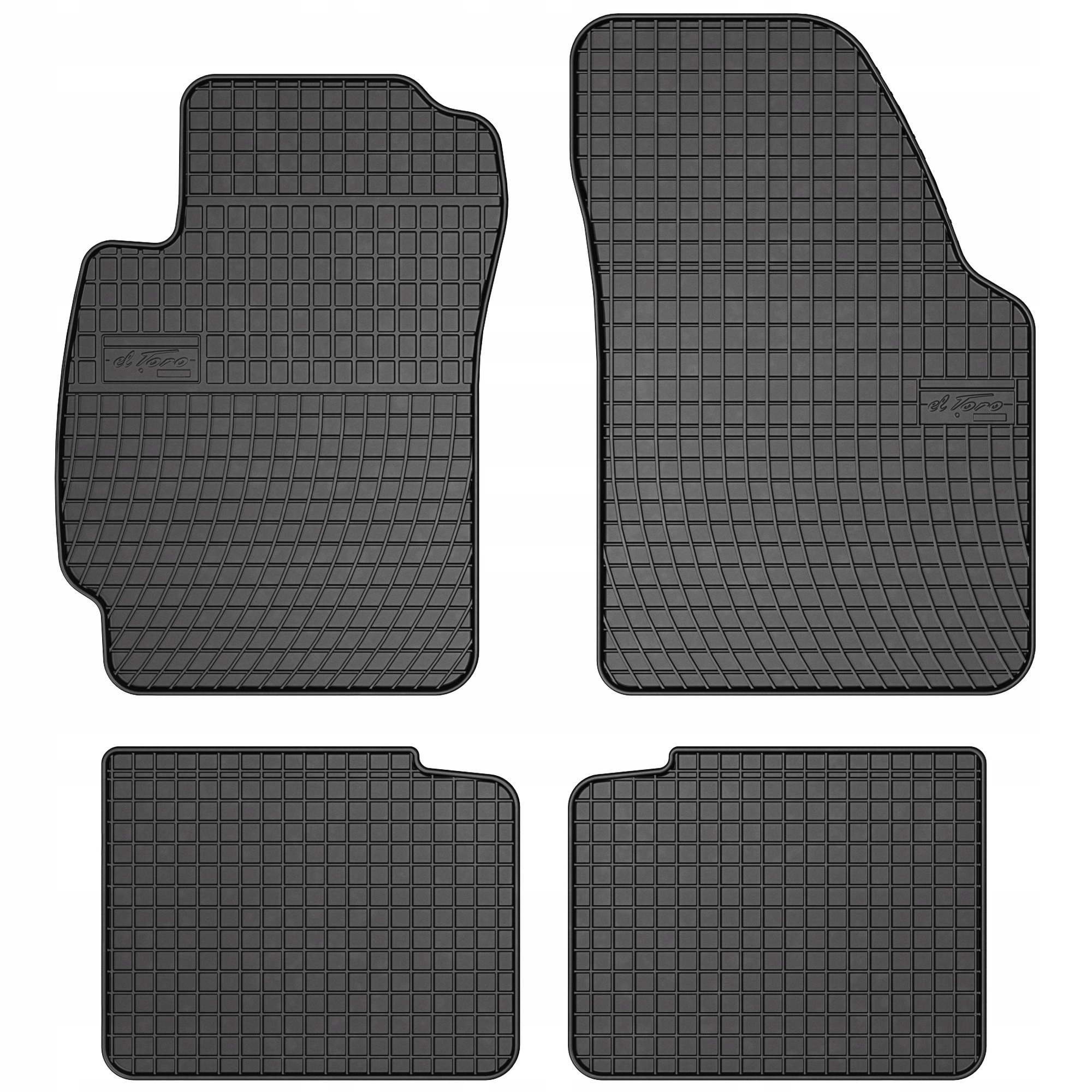 Gumové koberce černé Honda Hrv 5D 2000-2006