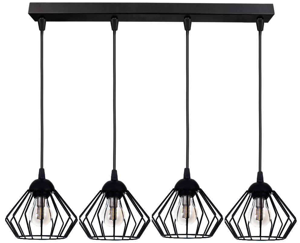 

Lampa Wisząca Sufitowa Żyrandol Brylant Loft Drut