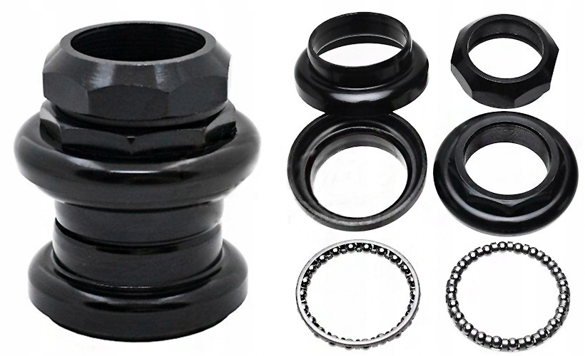 NECO H841 STERY 1 1/8 NA GWINT CZARNE MISKI STERU