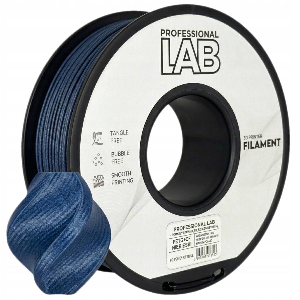 Filament Petg Imagine 1,75 mm 1000 g niebieski
