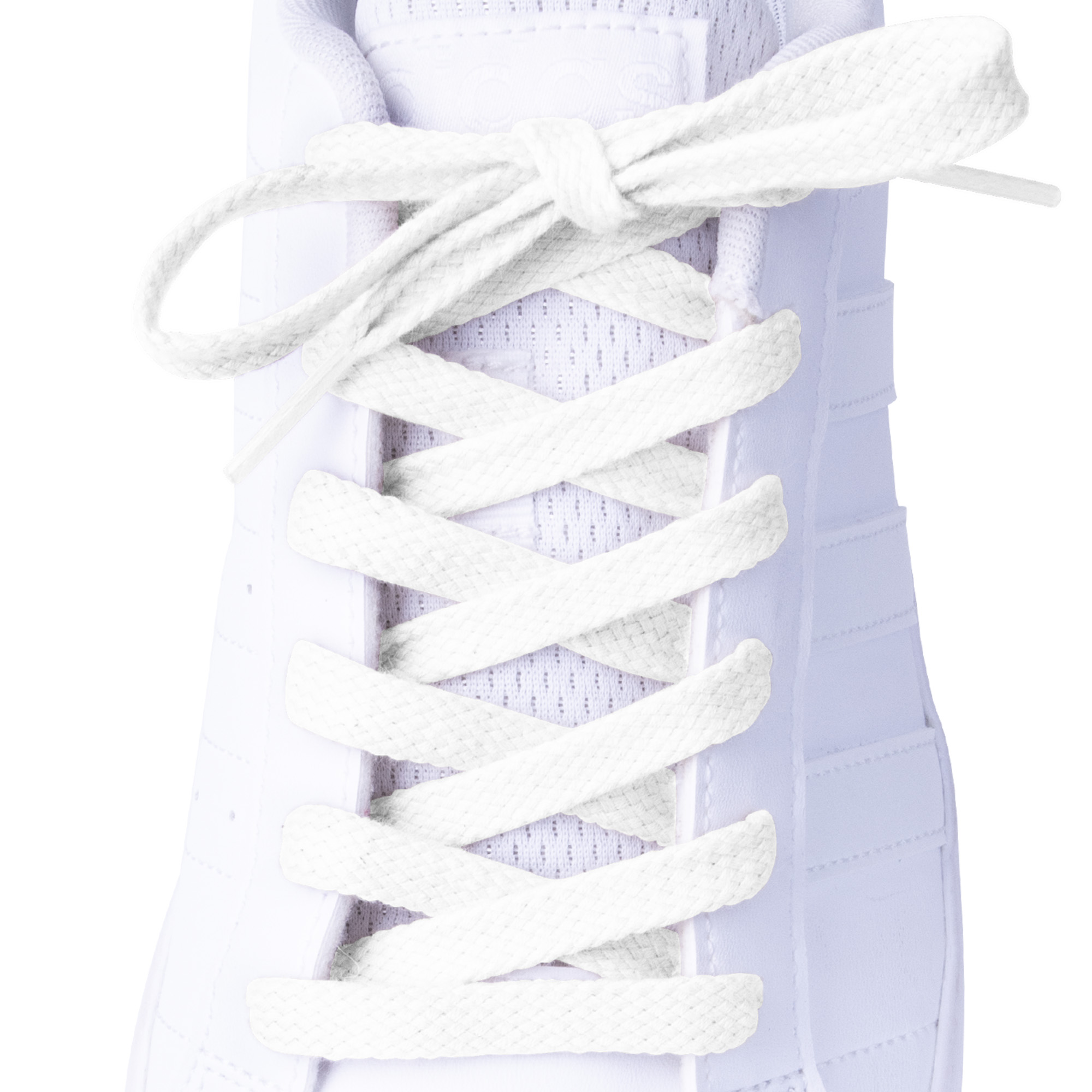 

Sznurowadła do butów płaskie bawełna 120 cm białe