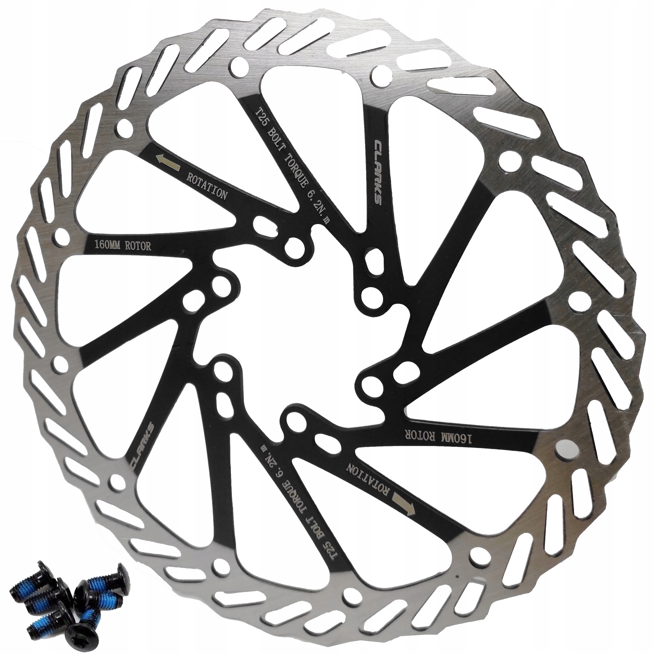 

Lekka Tarcza Hamulcowa Clarks Czarna CL16 160mm