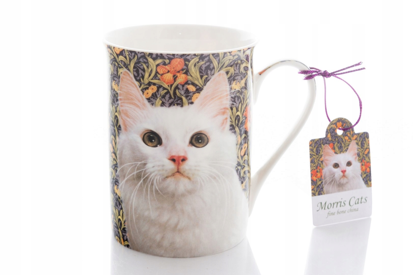 

Kubek porcelana kostna kot biały Morris