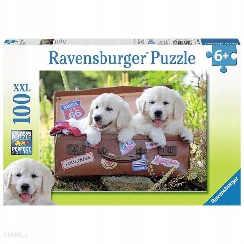 

Puzzle 100 Podróżujace szczeniaczki