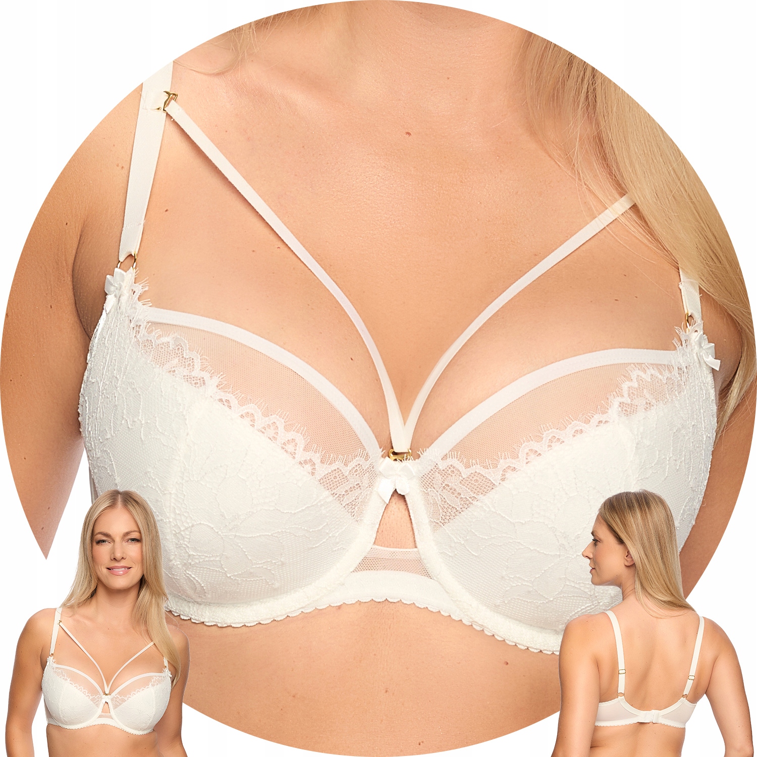 Gaia 1280 Laila Polovyztužená podprsenka Semi Soft 100D