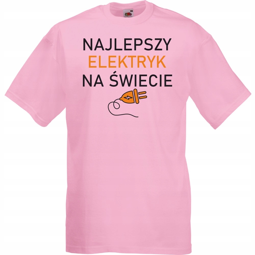 

Koszulka elektryk dla elektryka XL różowa