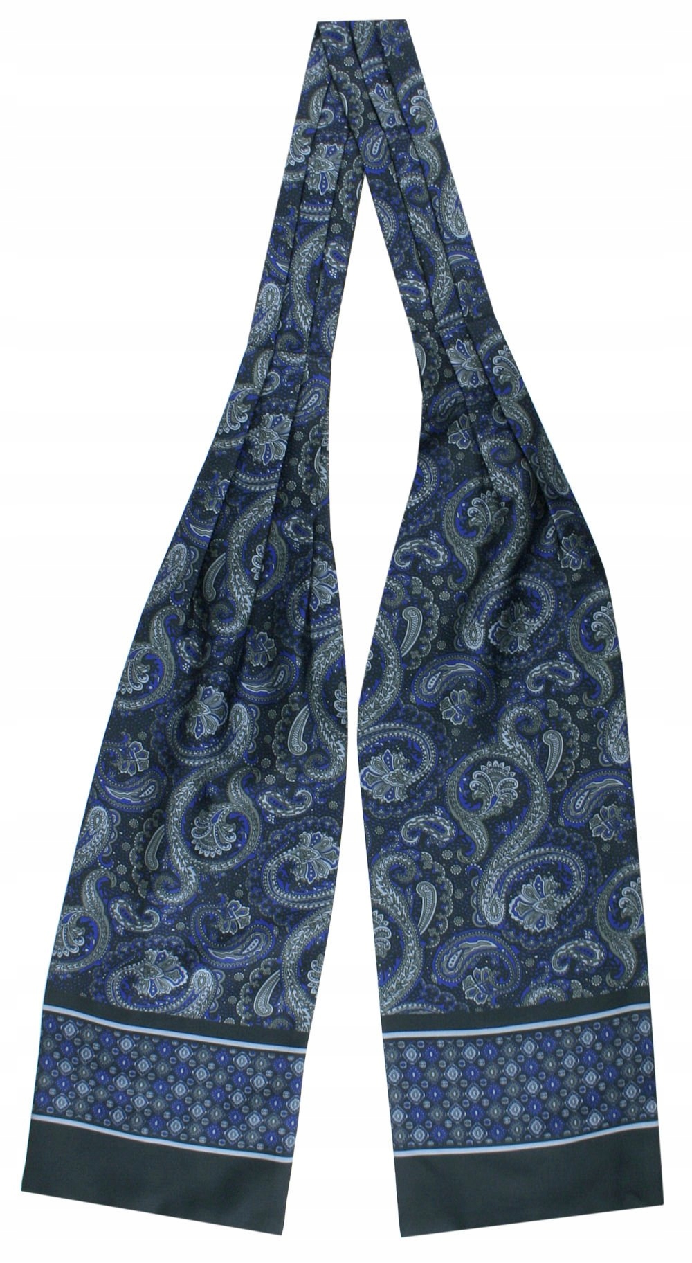 Elegantní pánská hedvábná kožešina His Story Modrá, Exotické květiny