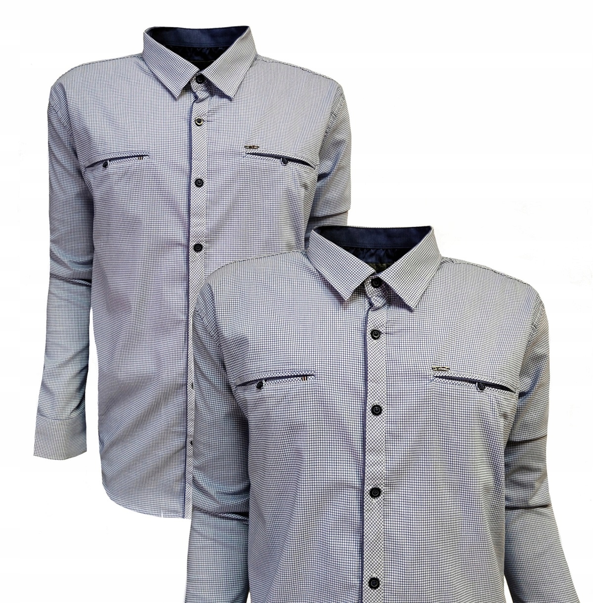 Pánská bavlněná sportovní košile s kapsami Bílá Bagarda 4XL