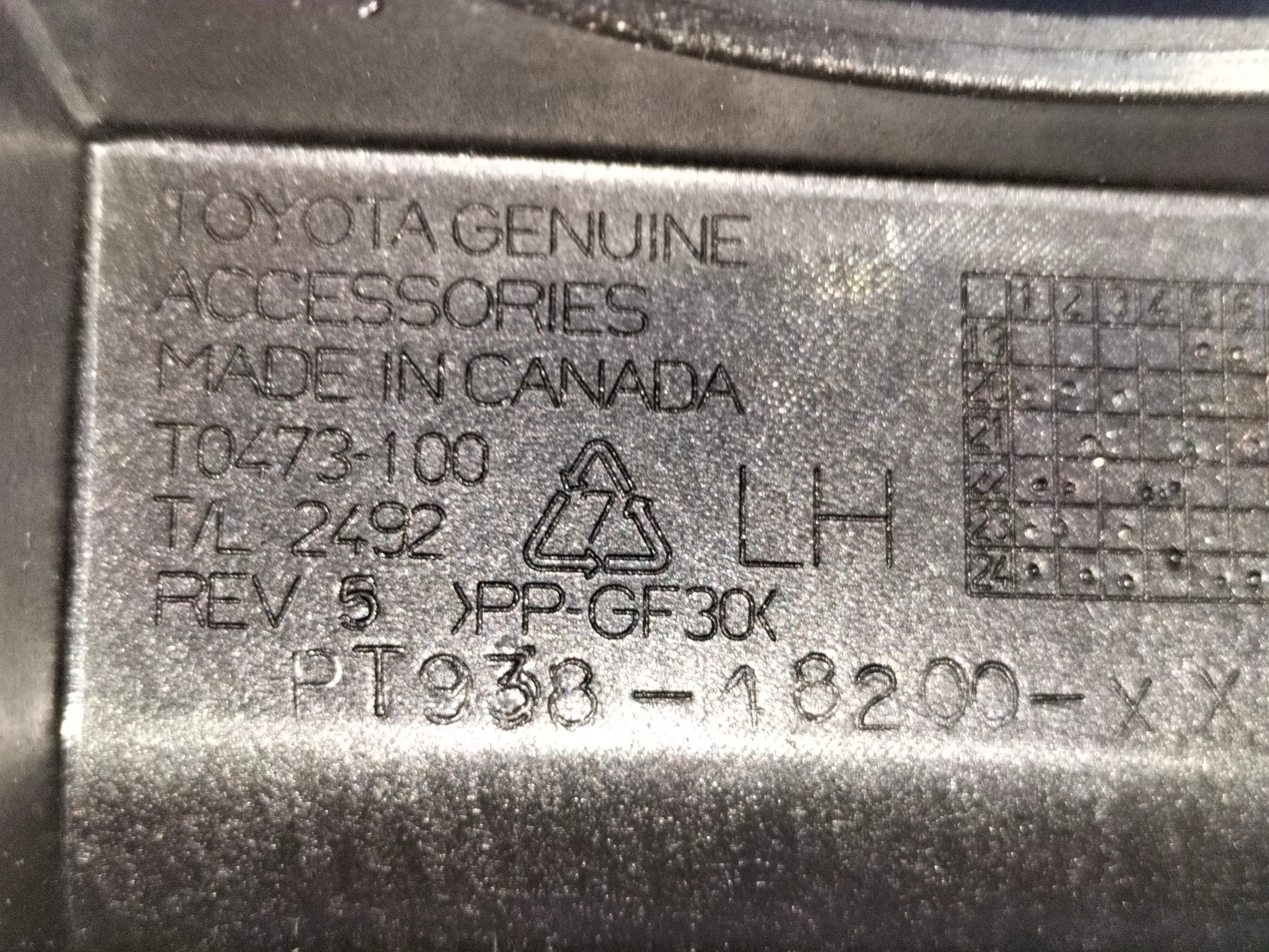 Stopien exterior threshold left TOYOTA HIGHLANDER 19