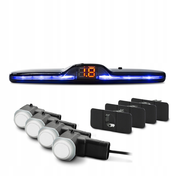 

4x Czujniki Parkowania COFANIA16,5mm Slim Led LCD