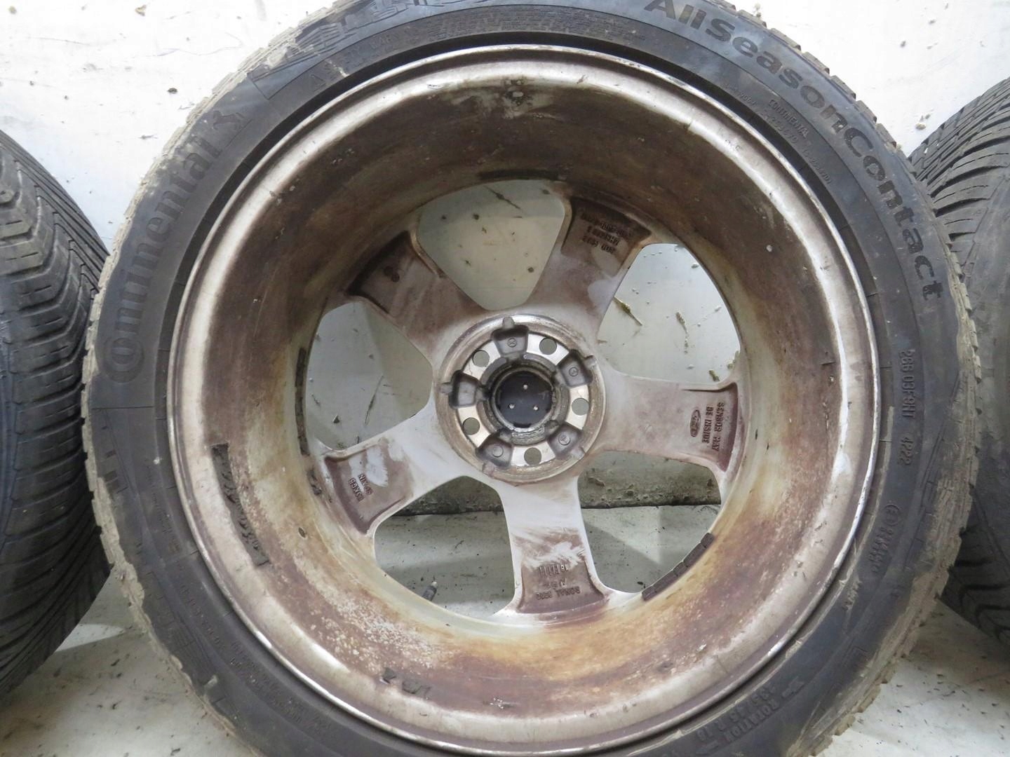 ALUFELGI FELGI OPONY 235/45 R18 5X108 ZIMA MONDEO MK5 Rozstaw śrub 5x108