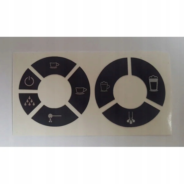 Jura C9 I generacja naklejka klawiatura przycisk