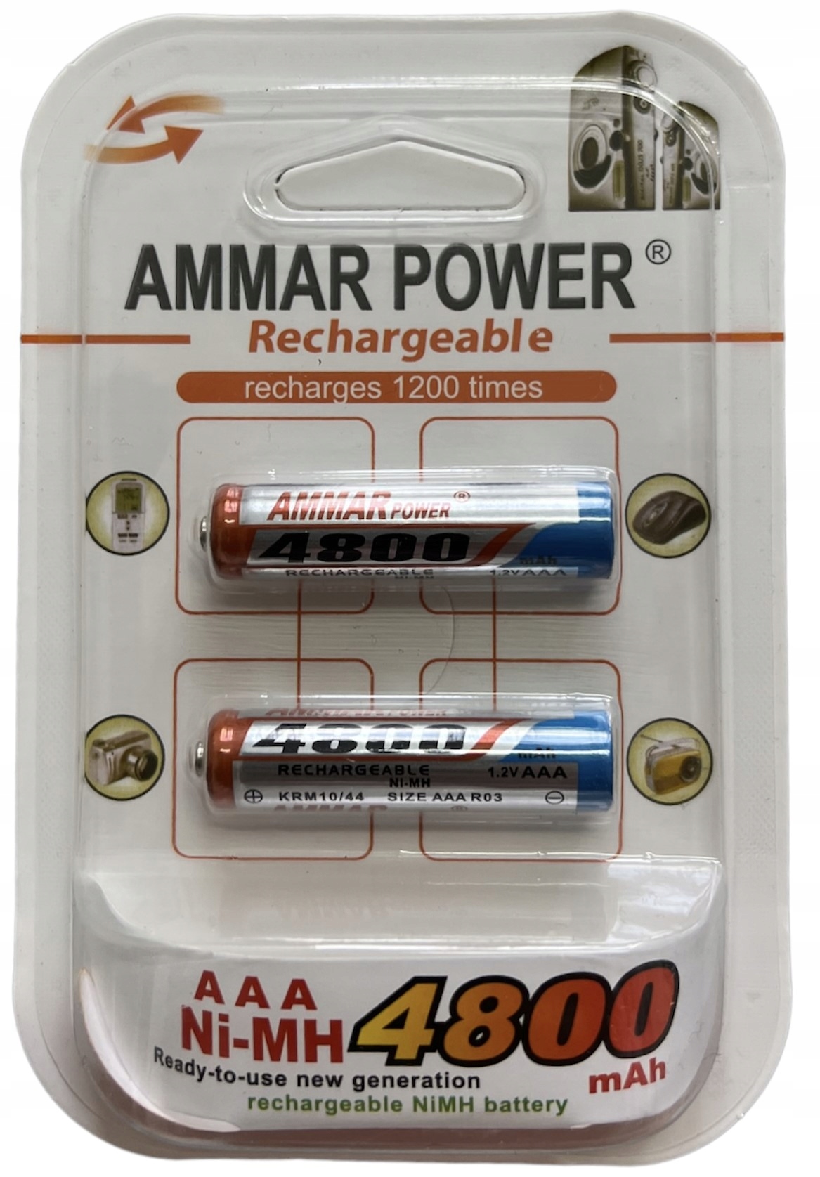 

Baterie Akumulatorki Aaa R3 4800mAh Bateria Ogniwo