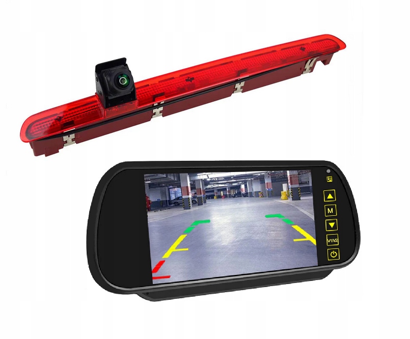 Cúvacia kamera T5 T6 Transporter Carawela Multivan monitor v zrkadle |2070