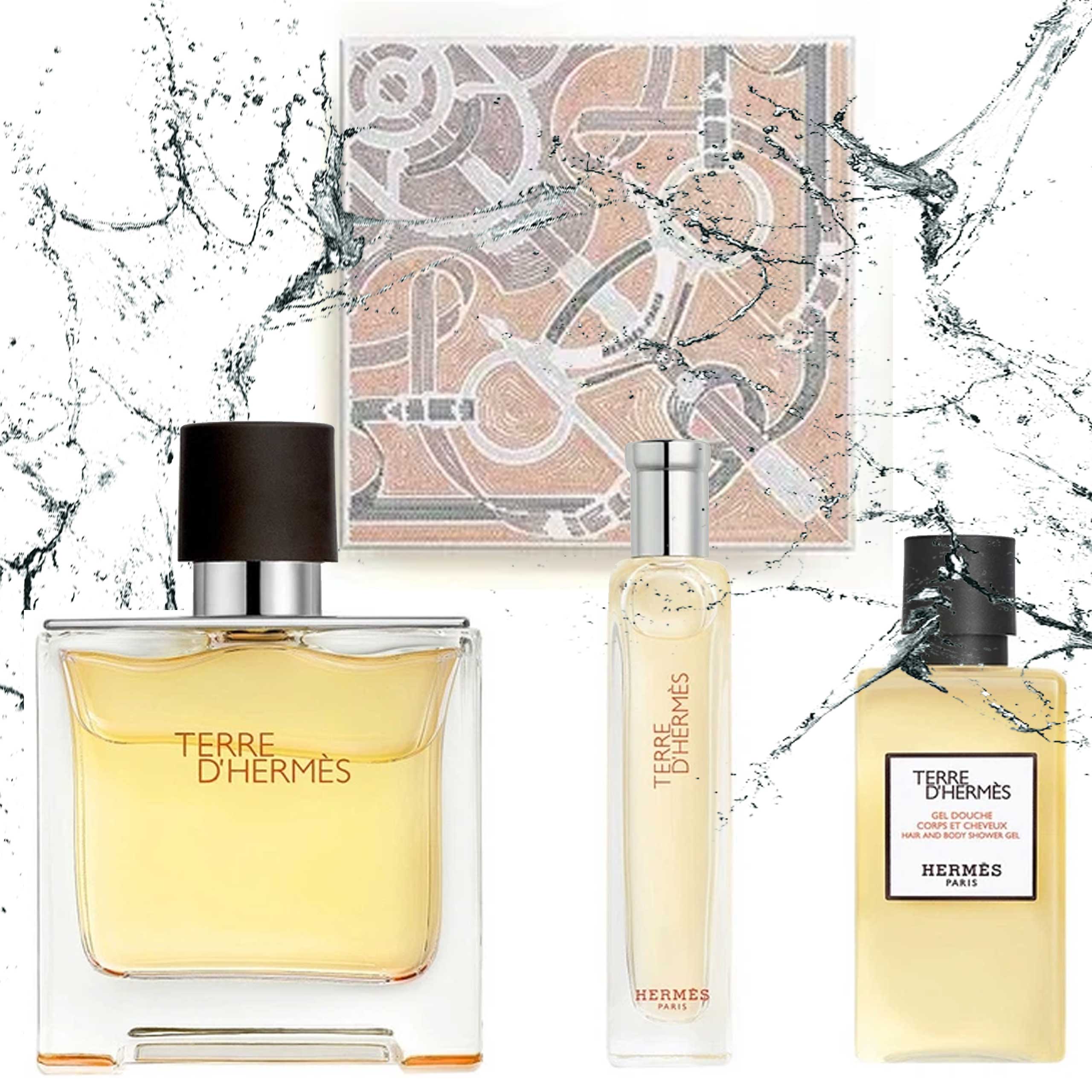 Kosmetyki Dla Mężczyzn Hermès Terre d'Hermès Perfumy 75 ml 15 ml Żel 40 ml