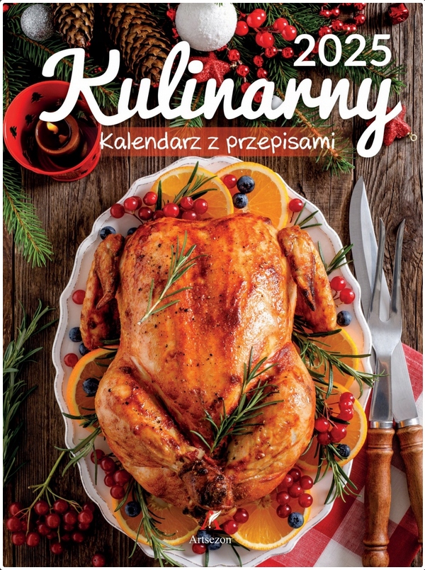 Kalendarz Ścienny B4 Kulinarny Z Przepisami 2025 Artsezon