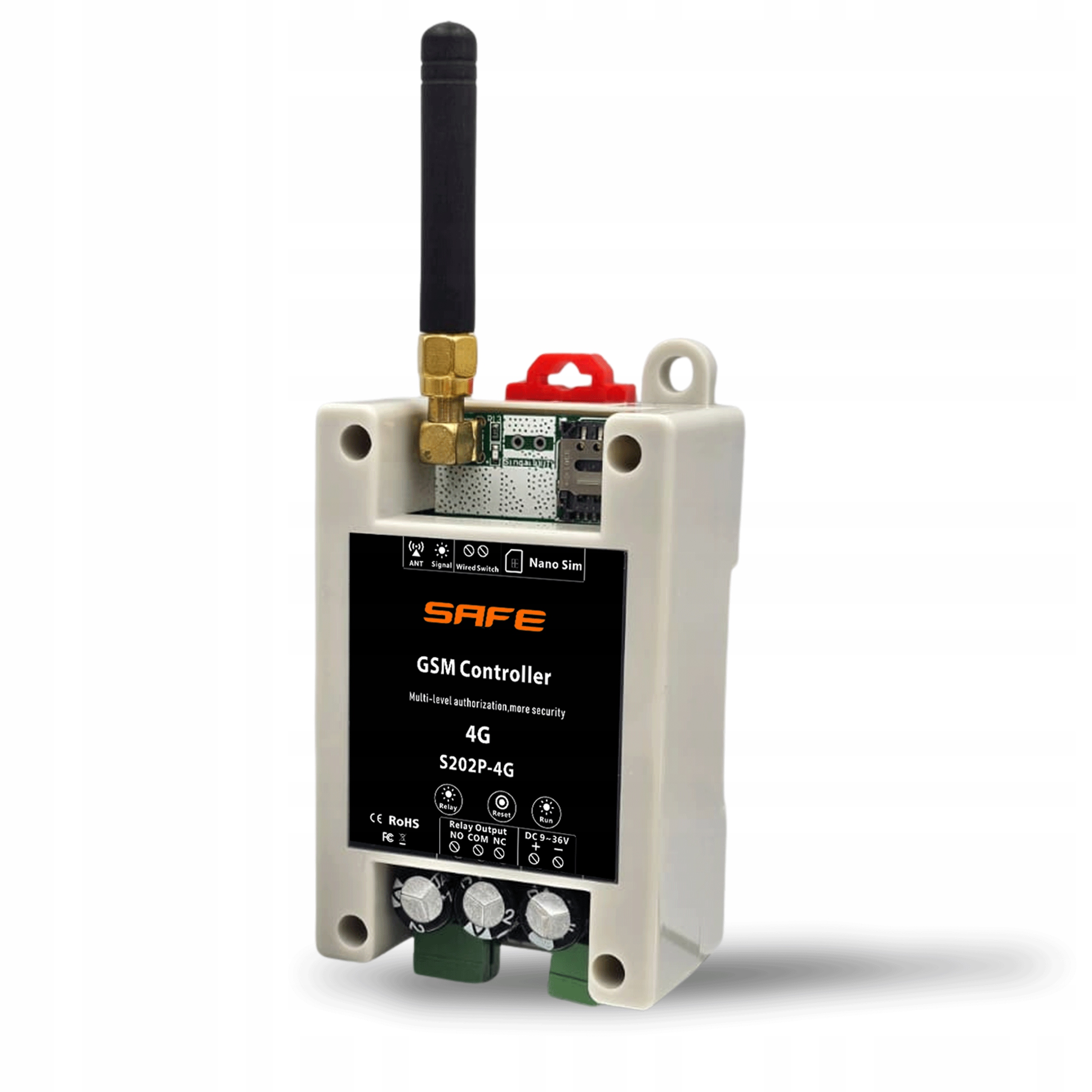 Gsm ovladač pro otevírání Vrat Šlabanu Kontroler 999 uživatelů 2G/4G