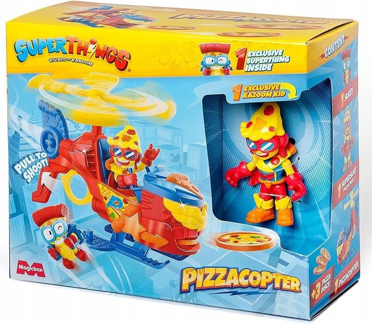 SUPER THINGS ZINGS NEON POWER 11 SERIA POJAZDY TURBO ICE + PIZZACOPTER Wiek dziecka 3 lata +