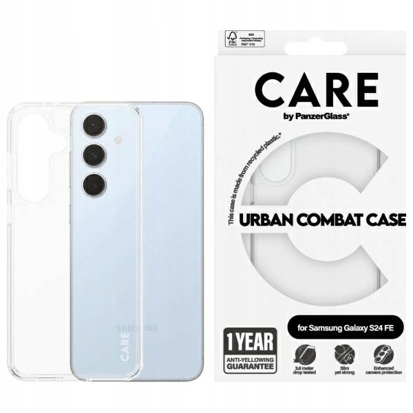 Care by PanzerGlass Urban Combat pouzdro kryt pro Samsung Galaxy S24 Fe