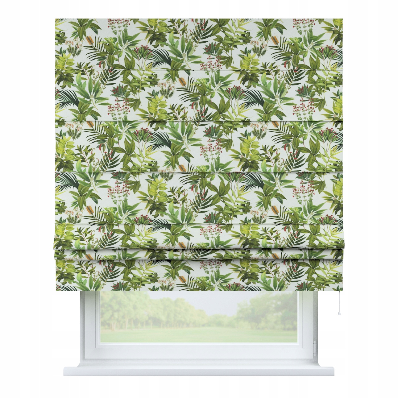 Hotová rímska roleta Padva 120x160 cm zelená