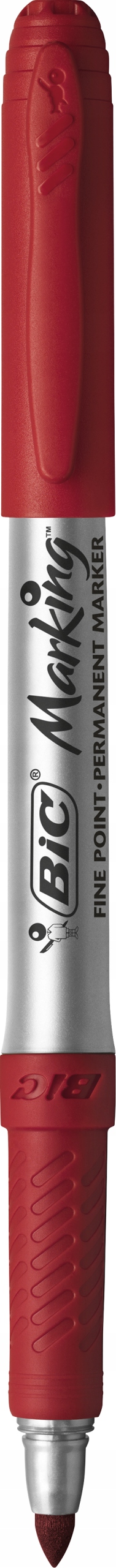 Marker permanentny BiC Marking Intense czerwony