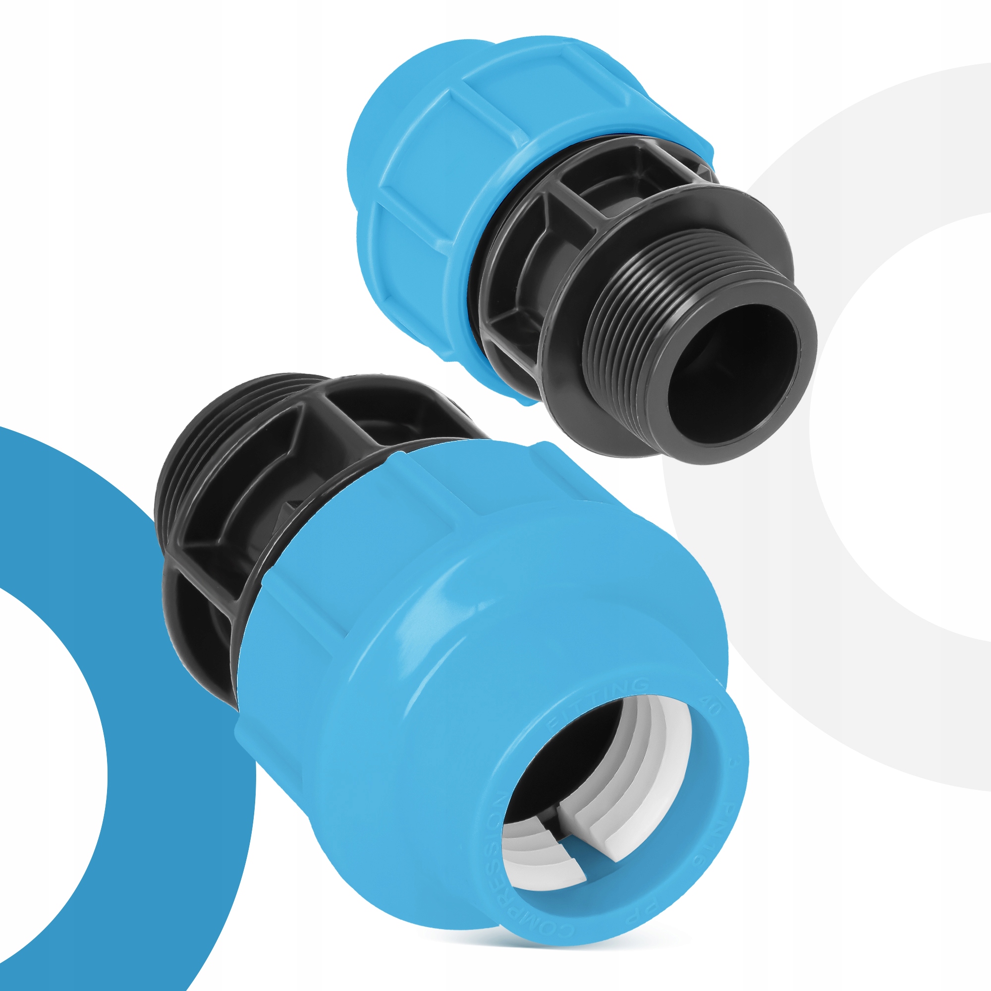 Złączka PE 40x3/2 GZ (1 1/2) Kształtka PN16 SKRĘCANA Rur Wodociągowa Złącze Kod producenta SE020701081