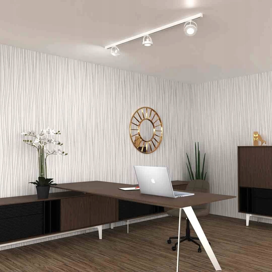 MILAGRO LUGAR Zestaw Szynoprzewód 3xLugar GU10 Długość 1.5 m