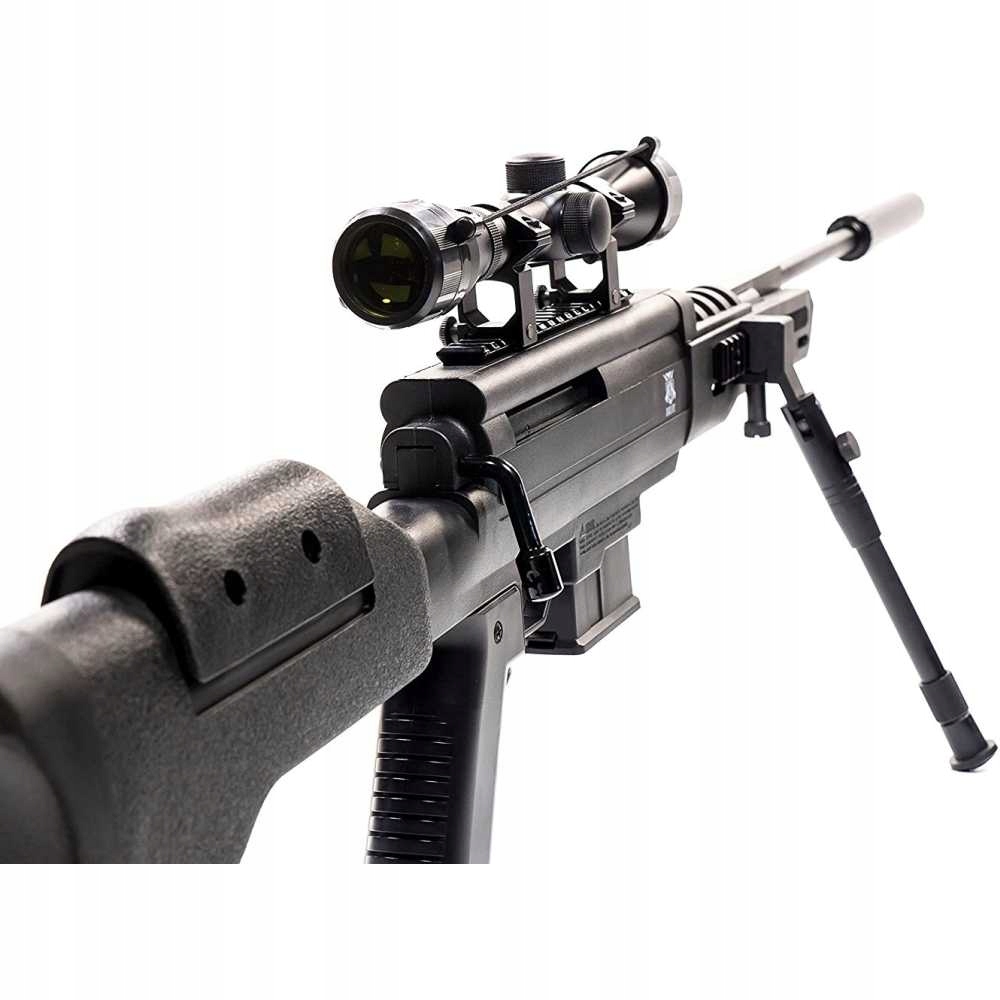 Black Ops Sniper 4,5 mm-es karabélyos légpisztoly készlet 4x32 hatóköre Maximális kinetikus energia 17J