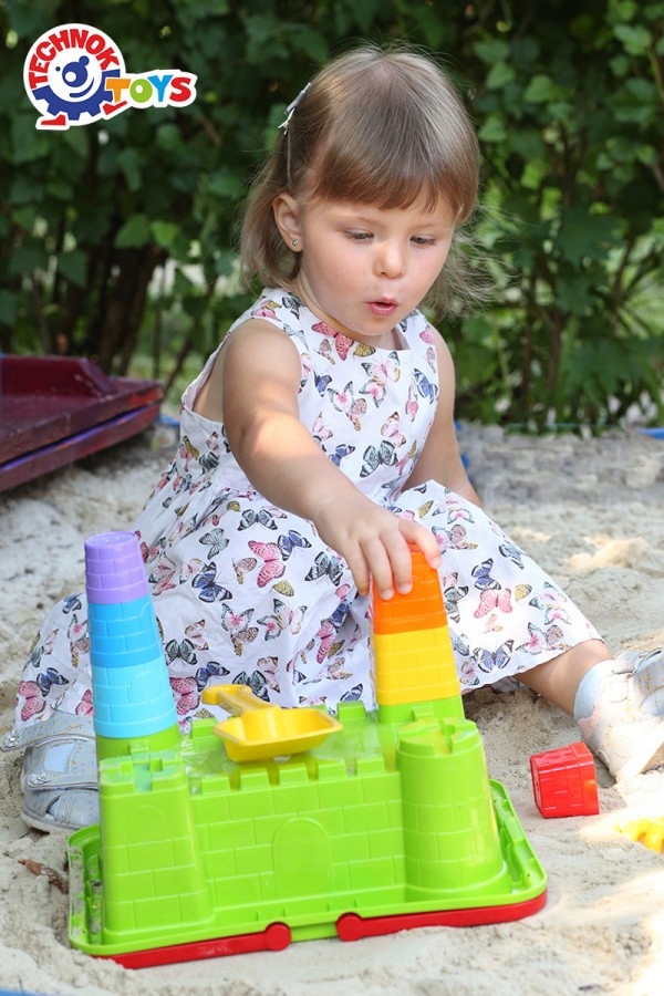 ZESTAW ZAMEK FORTECA FOREMKI DO PIASKU NA PLAŻĘ Marka Technok