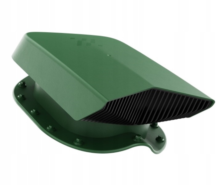 Vyvětvovač Střešní Plechový Zelený 6020