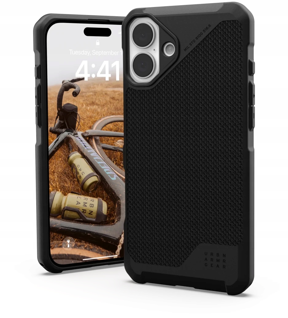 Uag Metropolis Lt MagSafe Kevlar pouzdro kryt Silikonový zadní kryt pro iPhone 16 Plus