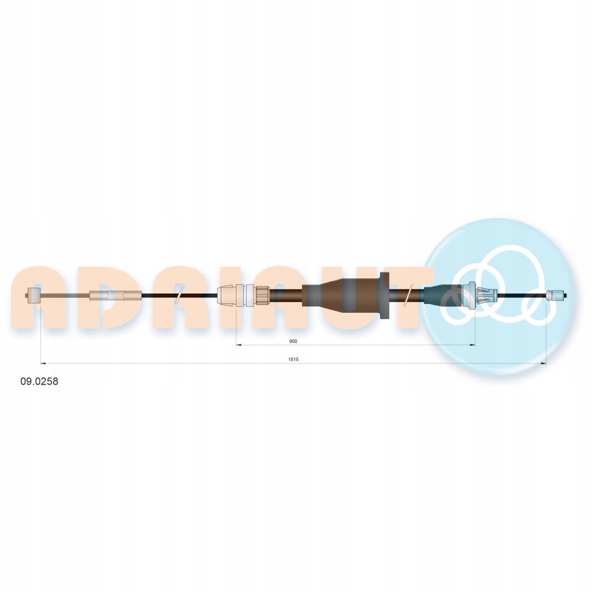 Linka hamulca postojowego Producent części Adriauto
