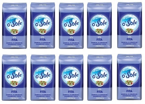 Levně 10 x 1 kg O'sole Fita mořská sůl se sníženým obsahem sodíku