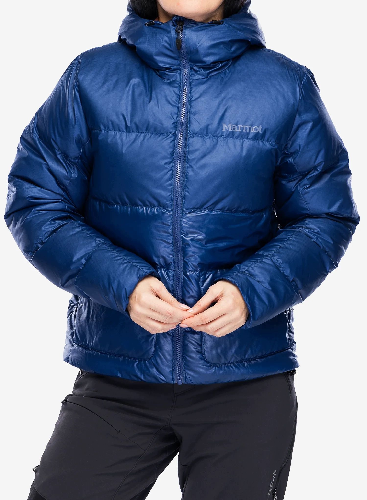 Kurtka zimowa damska Marmot Guides Down Hoody twilight blue Xs